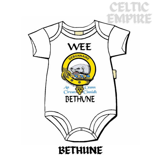 Bethune Scottish Family Clan Crest Baby Jumper