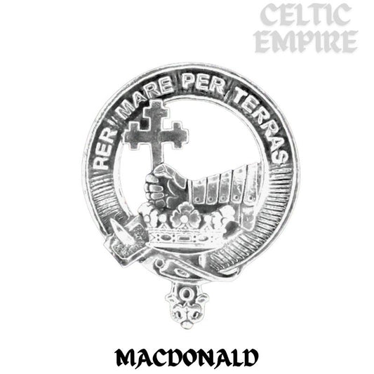 MacDonald Family Clan Donald Family Clan Crest Scottish Cap Badge