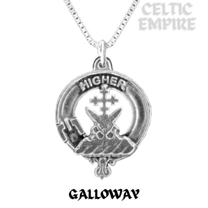 Galloway Family Clan Crest Scottish Pendant