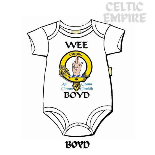 Boyd Scottish Family Clan Crest Baby Jumper