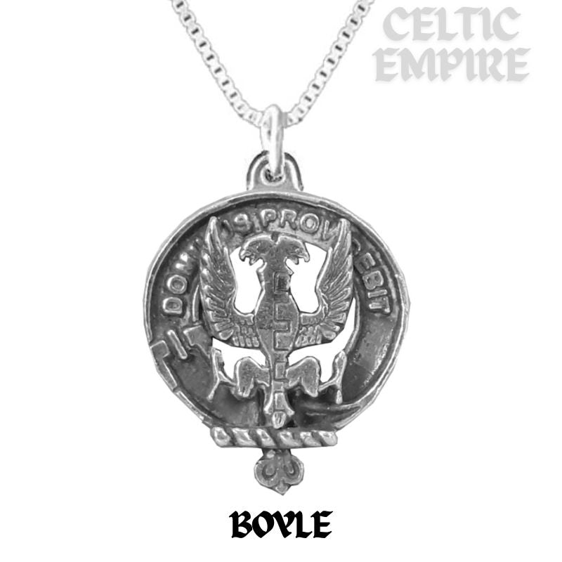Boyle Family Clan Crest Scottish Pendant