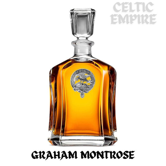 Graham (Montrose) Family Clan Crest Badge Whiskey Decanter