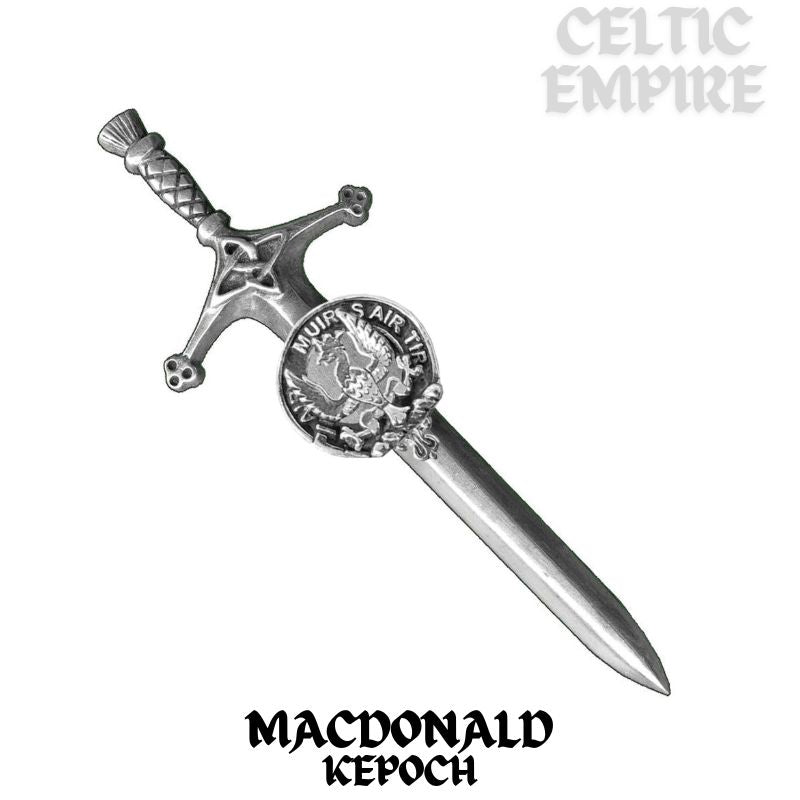 MacDonald (Keppoch) Family Clan Crest Kilt Pin, Scottish Pin
