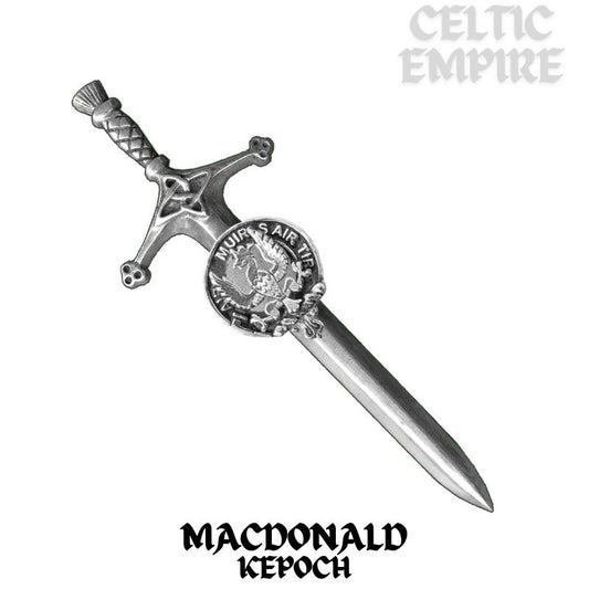 MacDonald (Keppoch) Family Clan Crest Kilt Pin, Scottish Pin