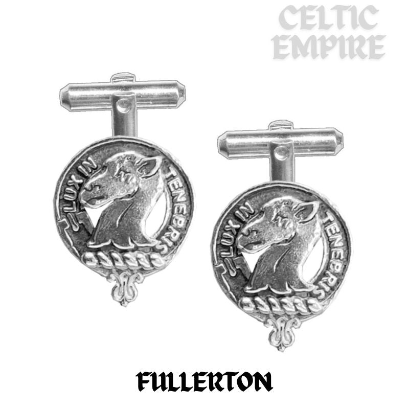 Fullerton Scottish Family Clan Crest Cufflinks