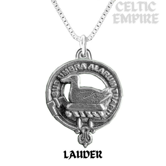 Lauder Family Clan Crest Scottish Pendant