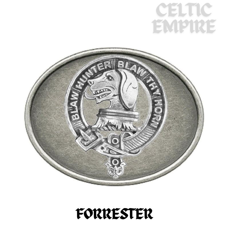 Forrester Family Clan Crest Regular Buckle