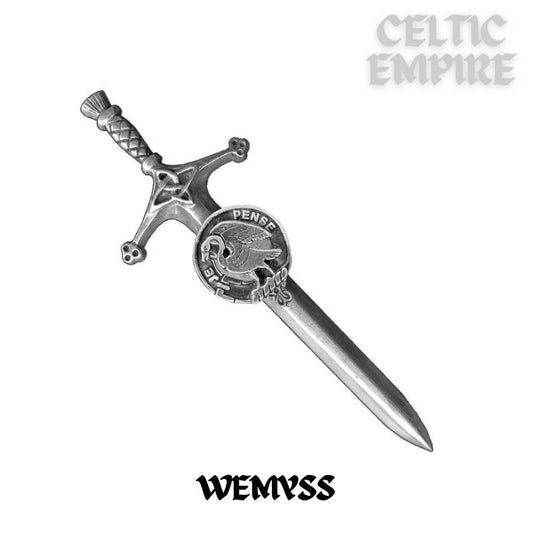 Wemyss Family Clan Crest Kilt Pin, Scottish Pin
