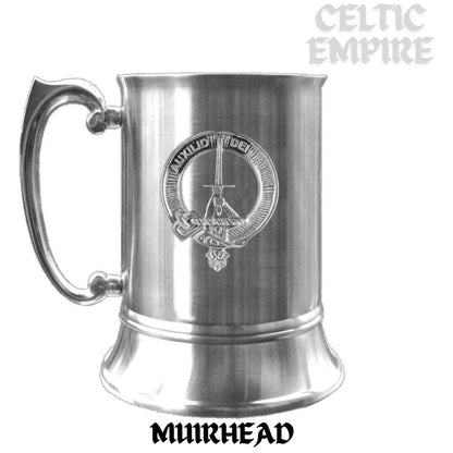 Muirhead Scottish Family Clan Crest Badge Tankard