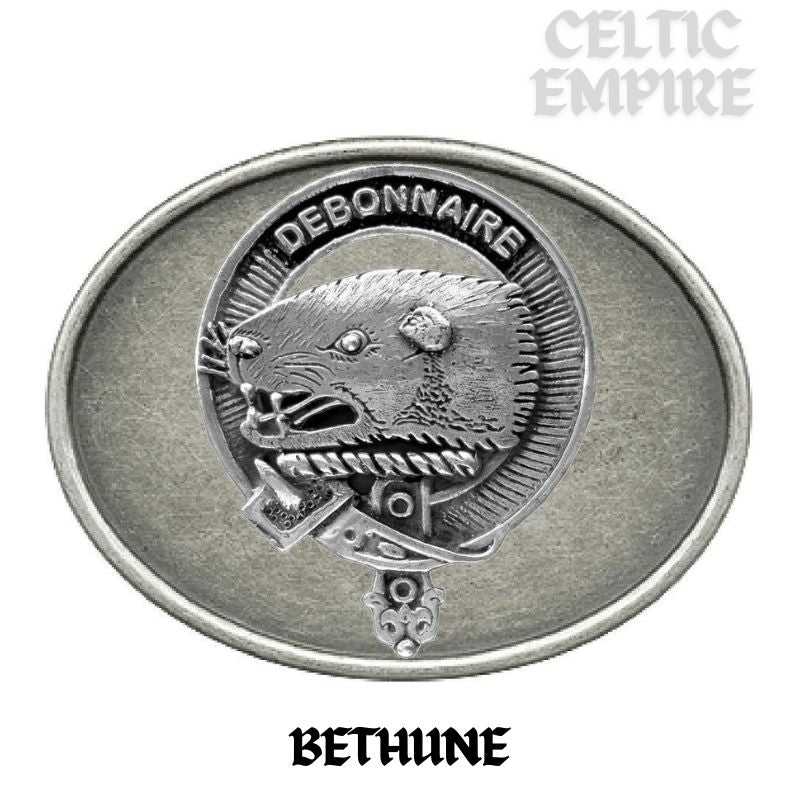 Bethune Family Clan Crest Regular Buckle