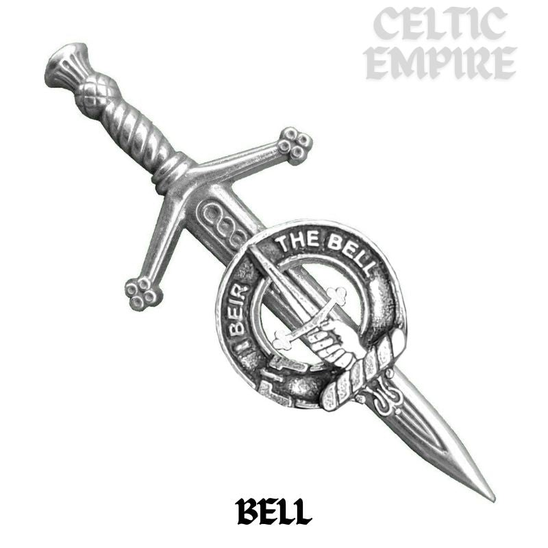 Bell Scottish Family Small Clan Kilt Pin