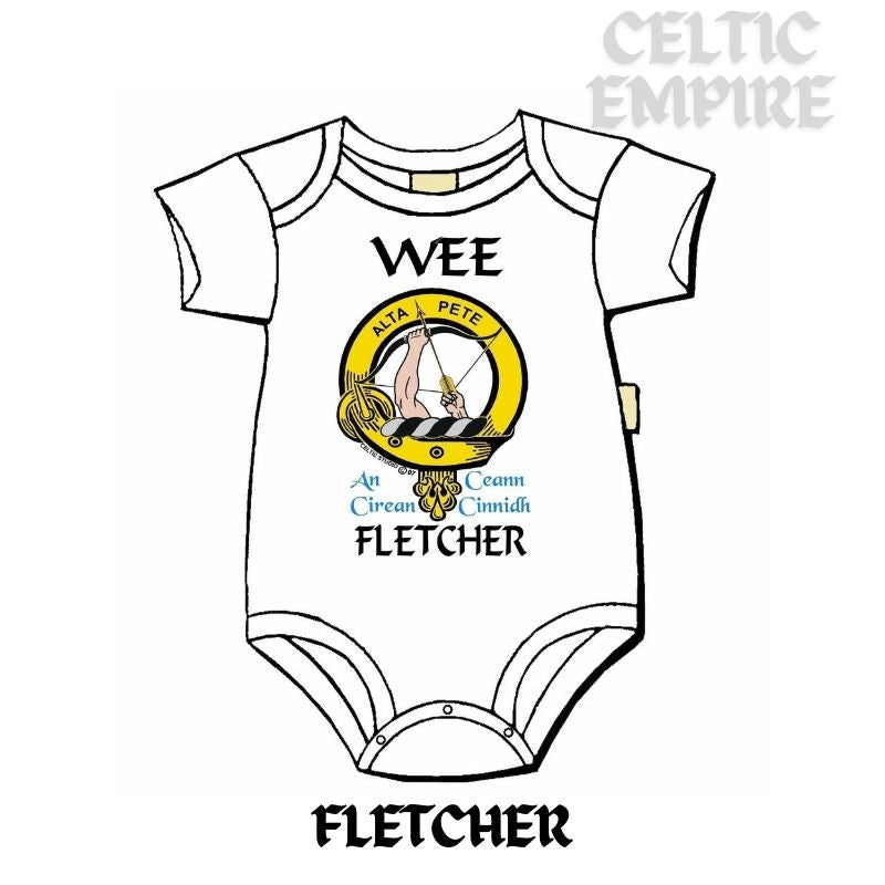 Fletcher Scottish Family Clan Crest Baby Jumper