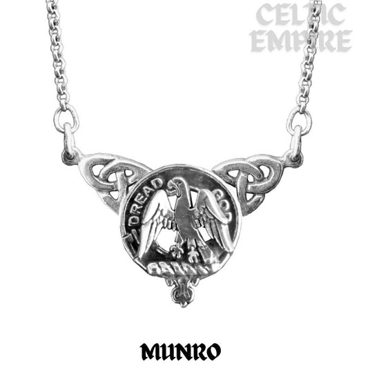 Munro Family Clan Crest Double Drop Pendant