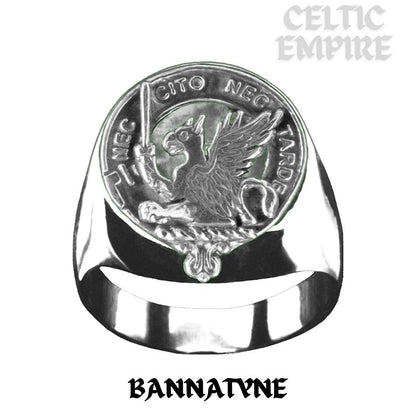 Bannatyne Scottish Family Clan Crest Ring