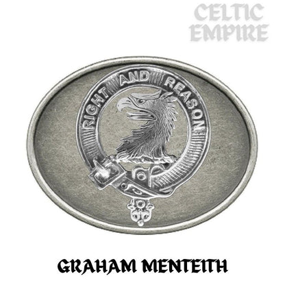 Graham Menteith Family Clan Crest Regular Buckle