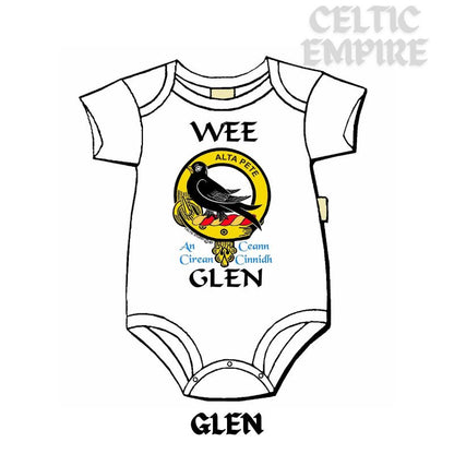 Glen Scottish Family Clan Crest Baby Jumper