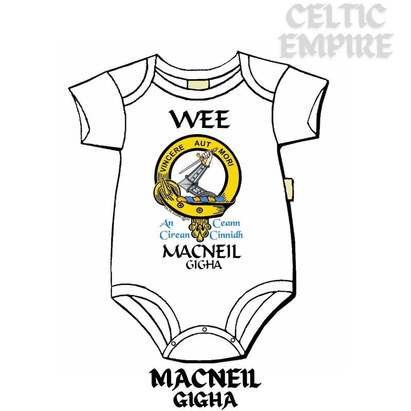 MacNeil Gigha Scottish Family Clan Crest Baby Jumper