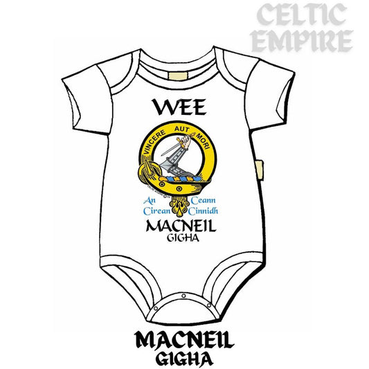 MacNeil Gigha Scottish Family Clan Crest Baby Jumper