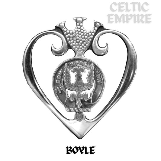 Boyle Family Clan Crest Luckenbooth Brooch or Pendant