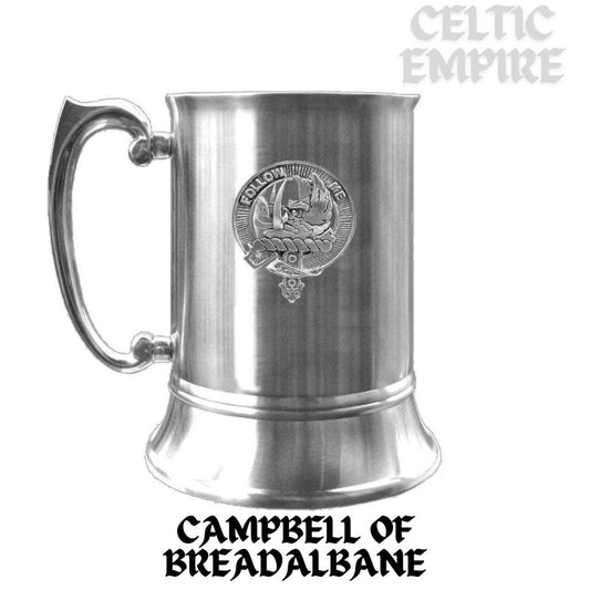 Campbell Breadalbane Scottish Family Clan Crest Badge Tankard