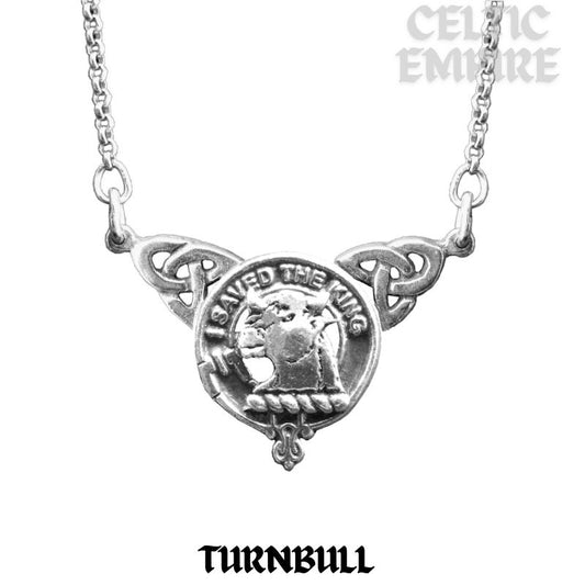 Turnbull Family Clan Crest Double Drop Pendant