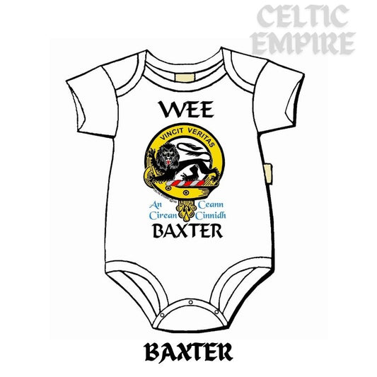 Baxter Scottish Family Clan Crest Baby Jumper