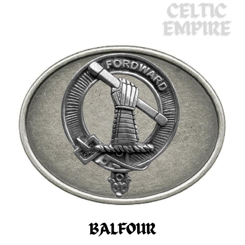 Balfour Family Clan Crest Regular Buckle