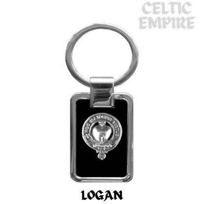 Logan Family Clan Stainless Steel Key Ring