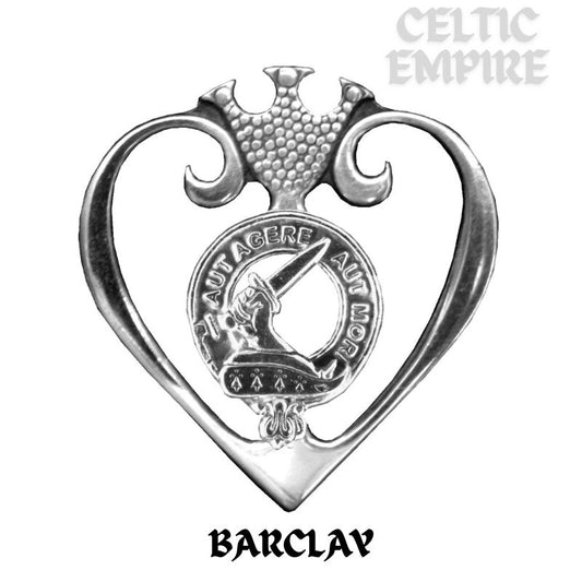 Barclay Family Clan Crest Luckenbooth Brooch or Pendant