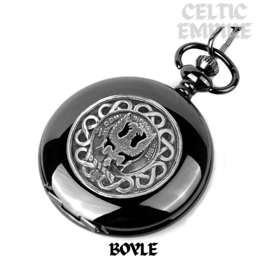 Boyle Scottish Family Clan Crest Pocket Watch
