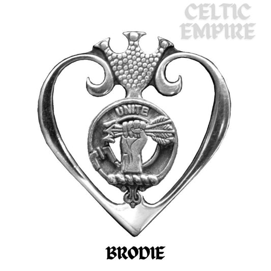 Brodie Family Clan Crest Luckenbooth Brooch or Pendant