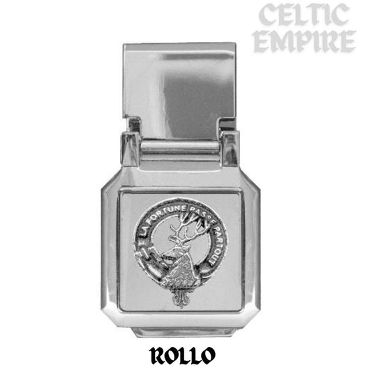 Rollo Scottish Family Clan Crest Money Clip