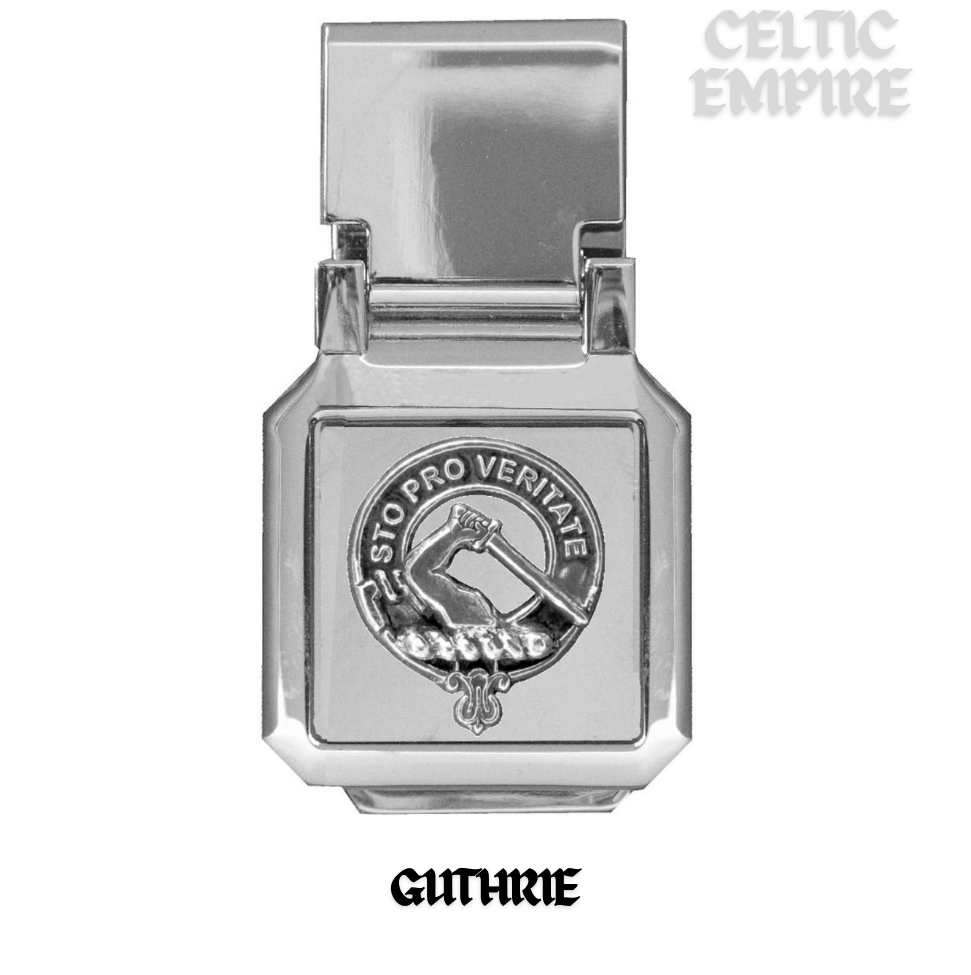 Guthrie Scottish Family Clan Crest Money Clip