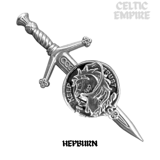 Hepburn Scottish Small Family Clan Kilt Pin