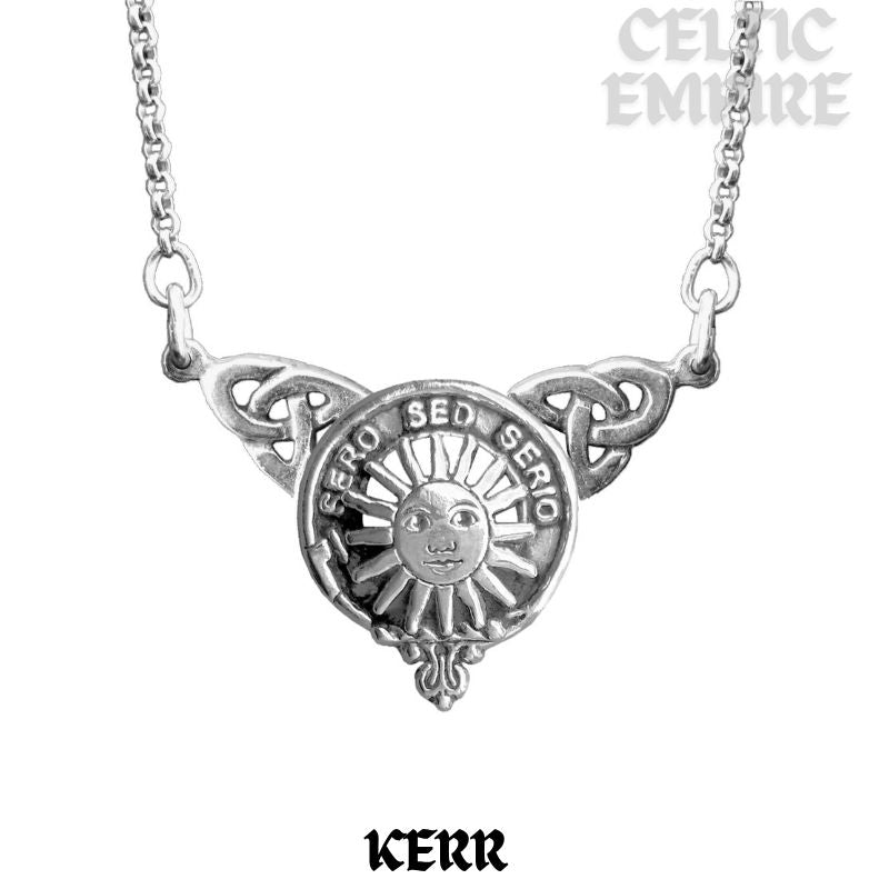 Kerr Family Clan Crest Double Drop Pendant