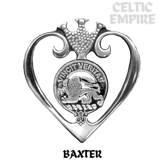 Baxter Family Clan Crest Luckenbooth Brooch or Pendant