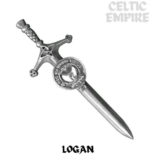 Logan Family Clan Crest Kilt Pin, Scottish Pin