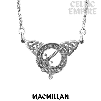 MacMillan Family Clan Crest Double Drop Pendant