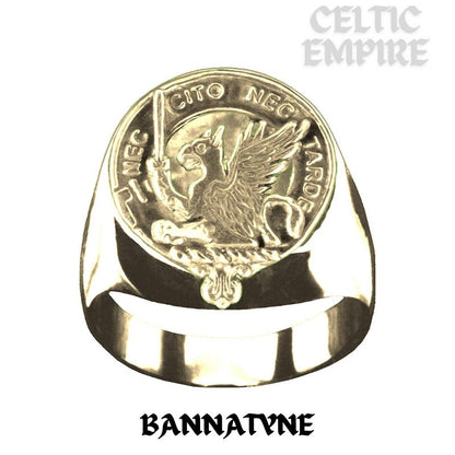 Bannatyne Scottish Family Clan Crest Ring