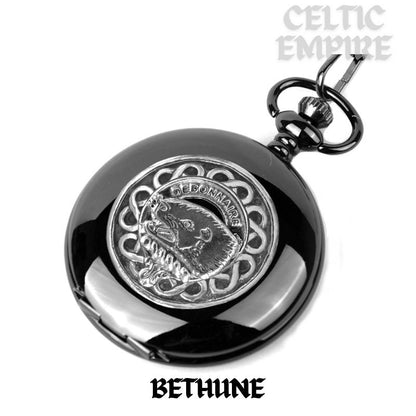 Beaton Scottish Family Clan Crest Pocket Watch