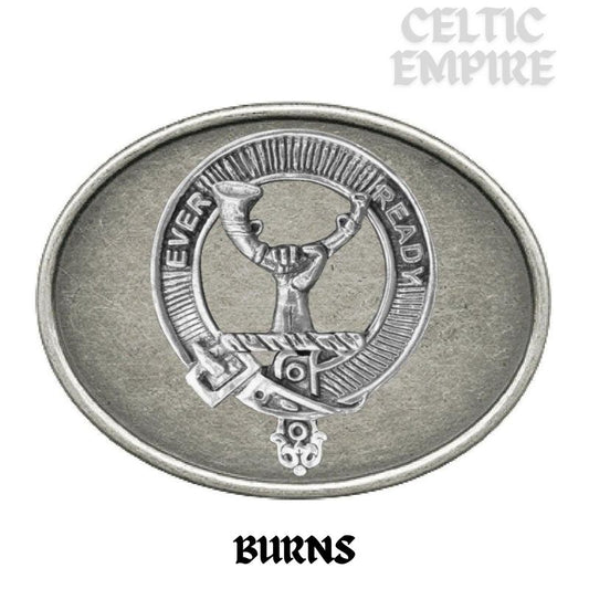 Burns Family Clan Crest Regular Buckle