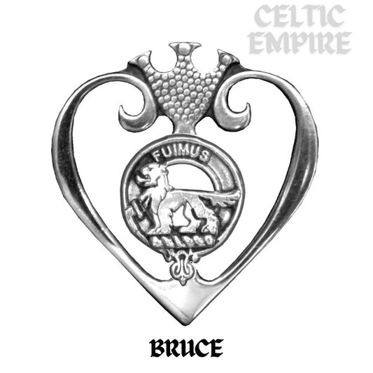 Bruce Family Clan Crest Luckenbooth Brooch or Pendant