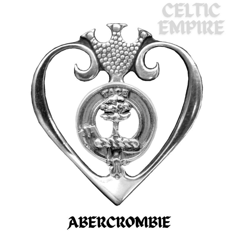 Abercrombie Family Clan Crest Luckenbooth Brooch or Pendant