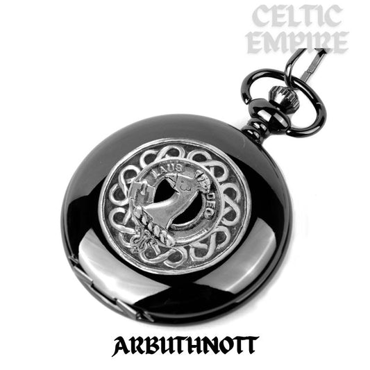 Arbutnott Scottish Family Clan Crest Pocket Watch