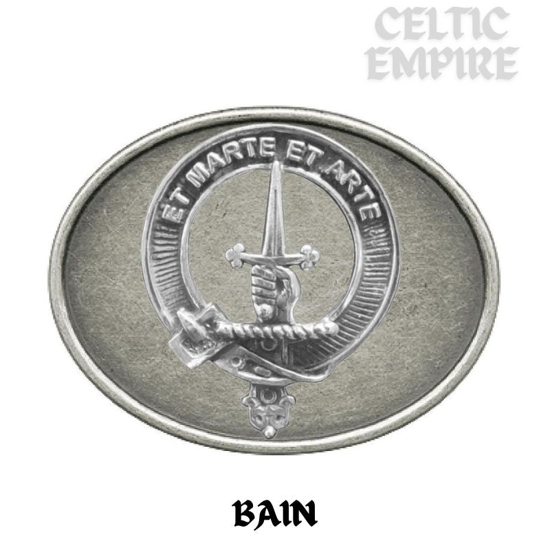 Bain Family Clan Crest Regular Buckle