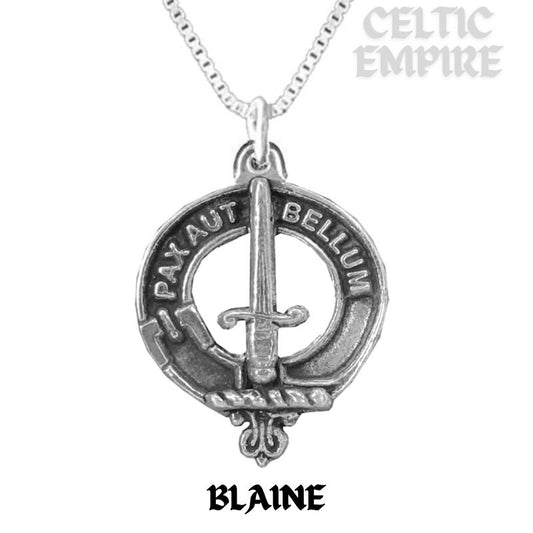 Blaine Family Clan Crest Scottish Pendant