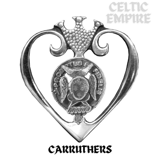 Carruthers Family Clan Crest Luckenbooth Brooch or Pendant