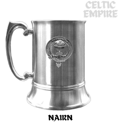 Nairn Scottish Family Clan Crest Badge Tankard
