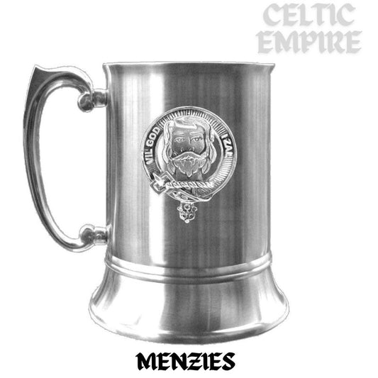 Menzies Scottish Family Clan Crest Badge Tankard