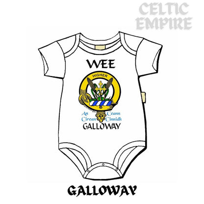 Galloway Scottish Family Clan Crest Baby Jumper